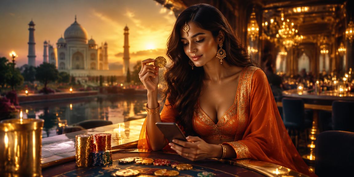 Cards used in Andar Bahar game on a green table